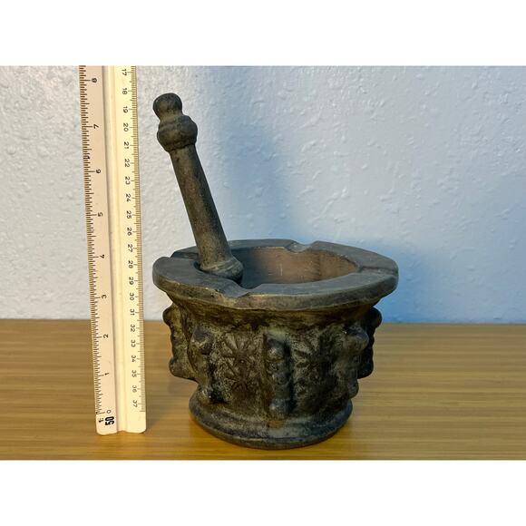 VTG Medieval Apothecary Mortar and Pestle Arco Whimsigoth Spooky Castlecore - Picture 6 of 10